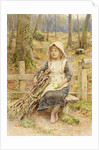 The Wood Gatherer, c.1880 by Henry James Johnstone