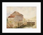 Old Mill and Lock Gates, c.1820-40 by William Henry Hunt
