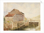 Old Mill and Lock Gates, c.1820-40 by William Henry Hunt