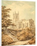South East aspect of the church at Odell by Thomas Hearne