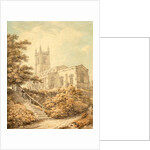 South East aspect of the church at Odell by Thomas Hearne