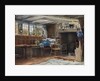 Interior of Anne Hathaway's Cottage, with cat by Henry Eddowes Keene