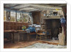 Interior of Anne Hathaway's Cottage, with cat by Henry Eddowes Keene