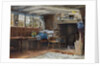Interior of Anne Hathaway's Cottage, with cat by Henry Eddowes Keene