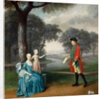 Francis Vincent, his wife Mercy, and daughter Ann, of Weddington Hall, Warwickshire, 1763 by Arthur Devis