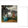 Francis Vincent, his wife Mercy, and daughter Ann, of Weddington Hall, Warwickshire, 1763 by Arthur Devis