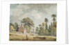 Looking down Egham Hill by Paul Sandby