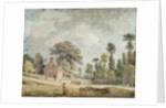 Looking down Egham Hill by Paul Sandby