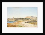 Sacred Lake and Ruins of the Temple at Karnak, c.1907-10 by John Somerscales