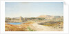 Sacred Lake and Ruins of the Temple at Karnak, c.1907-10 by John Somerscales