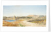 Sacred Lake and Ruins of the Temple at Karnak, c.1907-10 by John Somerscales