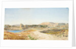Sacred Lake and Ruins of the Temple at Karnak, c.1907-10 by John Somerscales