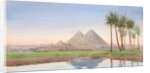 The Pyramids at Gizah, c.1907-10 by John Somerscales