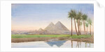 The Pyramids at Gizah, c.1907-10 by John Somerscales