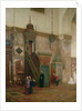 Detail of the interior of the Grand Mosque, Damascus, 1873-75 by Frederic Leighton