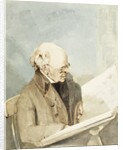 Mr Taylor, Hayman's pupil, in the Print Room of the British Museum, c.1820 by John Thomas Smith