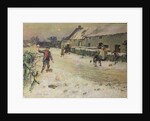 Snowballing, 1899 by Albert Woods