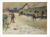 Snowballing, 1899 by Albert Woods