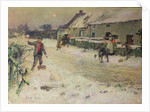 Snowballing, 1899 by Albert Woods