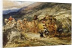 Stage Coach of the Last Century, 1855 by John Gilbert