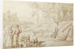 The Amorous Gardener by Thomas Rowlandson