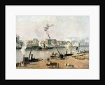 Misty Morning, Rouen, 1896 by Camille Pissarro