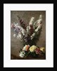 Roses and Larkspur, 1885 by Ignace Henri Jean Fantin-Latour