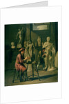 Interior of a Sculptor's Studio by Johann Heiss