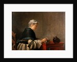 A Lady Taking Tea, 1735 by Jean-Baptiste Simeon Chardin