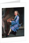 Garton Orme seated at the Spinet, c.1707 by Jonathan Richardson