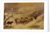 Shepherdess in the Snow, 1845-1900 by John Joseph Barker