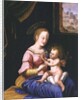 Virgin and Child with the Flight into Egypt by Flemish School