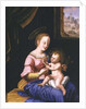 Virgin and Child with the Flight into Egypt by Flemish School