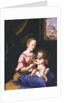 Virgin and Child with the Flight into Egypt by Flemish School