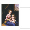 Virgin and Child with the Flight into Egypt by Flemish School