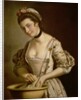 A Lady's Maid Soaping Linen by Henry Robert Morland