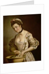 A Lady's Maid Soaping Linen by Henry Robert Morland
