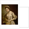 A Lady's Maid Soaping Linen by Henry Robert Morland
