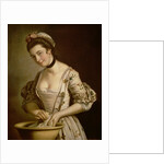A Lady's Maid Soaping Linen by Henry Robert Morland