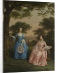 Alicia and Jane Clarke, c.1758 by Arthur Devis
