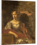 Lady with a Violin, c.1675 by Dutch School