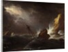 Seascape in Stormy Weather, c.1700 by Adriaen van Diest