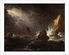 Seascape in Stormy Weather, c.1700 by Adriaen van Diest