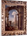 Ruins of a Temple with a Sibyl, c.1719 by Giovanni Paolo Pannini or Panini