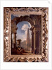 Ruins of a Temple with a Sibyl, c.1719 by Giovanni Paolo Pannini or Panini