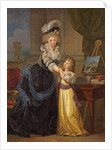 A Young Lady and a Little Girl, c.1785 by Marguerite Gerard
