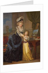 A Young Lady and a Little Girl, c.1785 by Marguerite Gerard