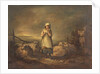 Gloucestershire Girl keeping Sheep by Thomas Barker