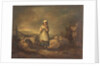 Gloucestershire Girl keeping Sheep by Thomas Barker