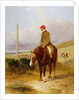 Nat Flatman on his Pony Before the Start of the 1844 Chesterfield Stakes, 1844 by Harry Hall